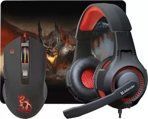 Gaming Set Defender Devourer MHP-006 Mouse + Headphones+ Mousepad