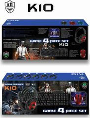 Game 4 set keyboard-mouse-headphones-mouse pad kr k10