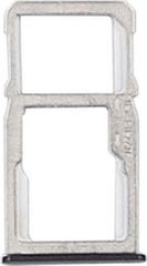 Υποδοχή κάρτας Dual SIM και SD Tray Για Meizu M6 Note Μαύρο