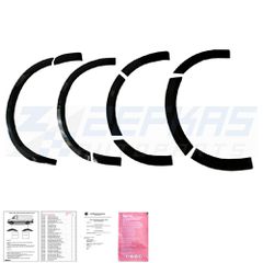 Φρύδια φτερών κατάλληλα για VW Transporter T6 2015-2019 (κοντό μεταξόνιο / αριστερή πόρτα) με ABE TÜV (γυαλιστερό μαύρο)