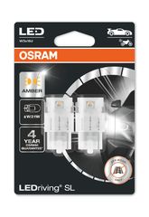 Osram W21W LEDriving SL Θερμό 2τμχ. 7505DYP-02B