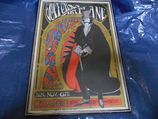 original Psychedelic Jefferson Airplane 1966 Poster