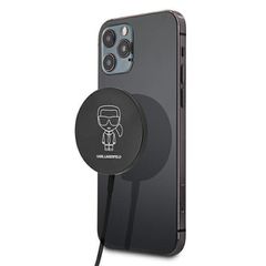Karl Lagerfeld 15W Wireless Charger with MagSafe - Black