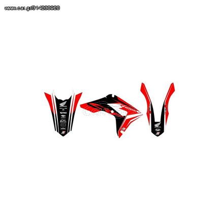 Κωδ.217921 BLACKBIRD RACING σετ αυτοκόλλητα 2139N για HONDA CR 250 R 97-99 / HONDA CR 125 R 98-99 μαύρο-πορτοκαλί-κόκκινο-λευκό τηλ.215-215-8211