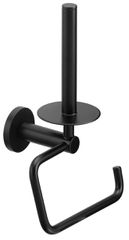Χαρτοθήκη Διπλή Επίτοιχη Μαύρο Ματ Verdi Sigma Black Matt 3036405