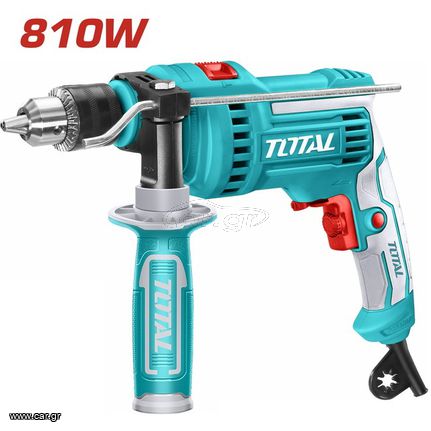Δράπανος κρουστικός TOTAL ηλεκτρονικός 810W ( TG1081316 )