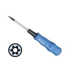 Κατσαβίδι TORX με τρύπα T-06H T/PRO'SKIT και μπλε εργονομική λαβή