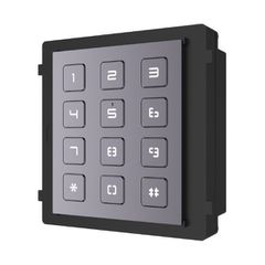 Keypad module Hikvsion DS-KD-KP για modular μπουτονιέρα εισόδου Intercom, με πληκτρολόγιο 12 πλήκτρων με οπίσθιο φωτισμό IP65 IK7