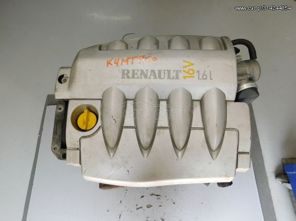 ΚΙΝΗΤΗΡΑΣ K4MT760, RENAULT MEGANE II, SCENIC II, 1600cc 110hp K4MT760, K4M