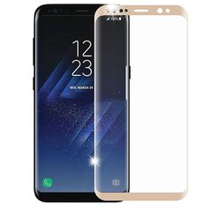 3D Full Face Tempered Glass για Samsung Galaxy S8 Χρυσό