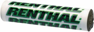 Κωδ.218338 Renthal μαξιλαράκι τιμονιού για 22mm τιμόνι P269 πράσινο-λευκό τηλ.215-215-8211