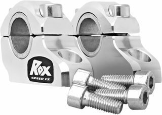 Κωδ.219249 ROX SPEED FX καβαλέτα τιμονιού 22mm +25,4mm 31,8mm Elite 3R-B12POE 2τεμ ασημί τηλ.215-215-8211
