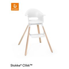 Stokke Clikk high chair Κάρεκλα Φαγητού White