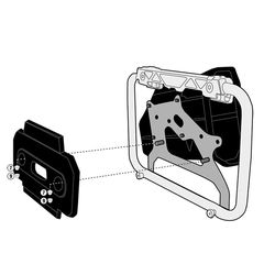 ΚΙΤ ΓΙΑ ΕΡΓΑΛΕΙΟΘΗΚΗ TL5108CAM ΣΕ ΕΡΓΑΛΕΙΟΘΗΚΗ S250 ΣΕ PL5108CAM ΓΙΑ BMW 1200GS '13-'18/GS ADVENTURE '14-'18/R1250 GS/ADV '19-'23 | GIVI