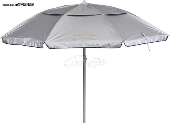 Ομπρέλα παραλίας Summer Club UTOPIA 18340 με διάμετρο Φ225cm & προστασία UV+80 χρώμα Μπλε ( 18340 )