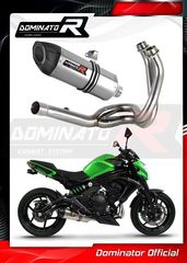 Dominator Εξάτμιση Ολόσωμη HP5 S.Steel/Carbon End Kawasaki ER-6 N/F 650 2012 - 2016 Περιλαμβάνει Σιγαστήρα