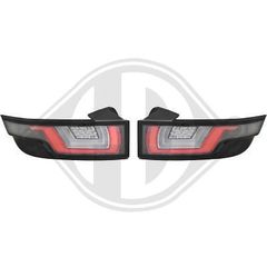 LANDROVER DISCOVERY LED TAIL LIGHTS CHROME-CRYSTAL CLEAR / ΠΙΣΩ ΦΑΝΑΡΙΑ ΧΡΩΜΙΟ-ΛΕΥΚΑ 