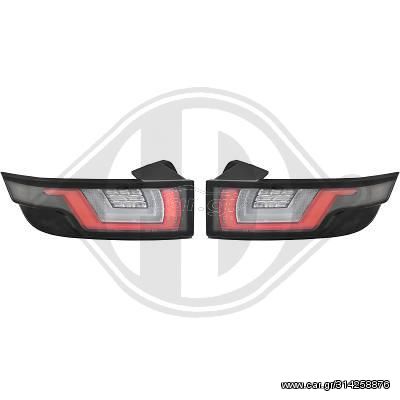 LANDROVER DISCOVERY LED TAIL LIGHTS CHROME-CRYSTAL CLEAR / ΠΙΣΩ ΦΑΝΑΡΙΑ ΧΡΩΜΙΟ-ΛΕΥΚΑ 