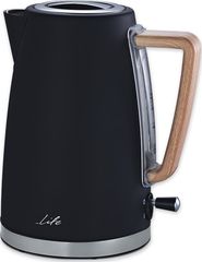 Life Ritz Black Electric Kettle 1.7L