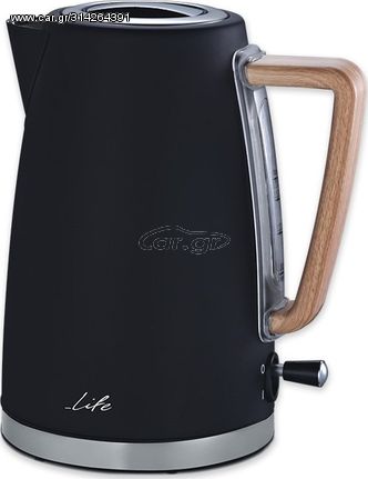 Life Ritz Black Electric Kettle 1.7L