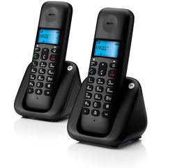 Motorola T302 (Ελληνικό Μενού) Διπλό ασύρματο τηλέφωνο με ανοιχτή ακρόαση