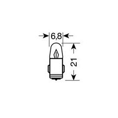 ΛΑΜΠΑΚΙΑ ΜΙΝΙΟΝ (J) 12V/2W BA7s ΠΡΑΣΙΝΑ