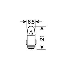 ΛΑΜΠΑΚΙΑ ΜΙΝΙΟΝ (J) 12V/2W BA7s ΚΟΚΚΙΝΑ