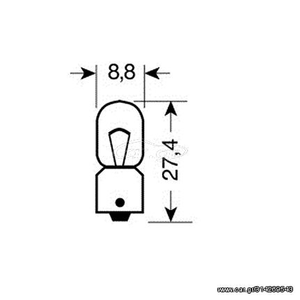 ΛΑΜΠΑΚΙΑ ΜΙΝΙΟΝ 12V T4W BA9s ΠΡΑΣΙΝΑ