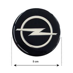 OPEL ΑΥΤΟΚΟΛΛΗΤΑ ΣΗΜΑΤΑ ΖΑΝΤΩΝ 5 cm ΜΑΥΡΟ/ΧΡΩΜΙΟ ΜΕ ΕΠΙΚΑΛΥΨΗ ΣΜΑΛΤΟΥ  - 4 ΤΕΜ.