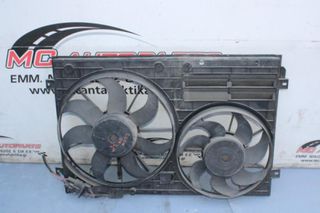 Βεντιλατέρ SEAT LEON (2005-2013) 1K0121207AA διπλό σε πλαίσιο