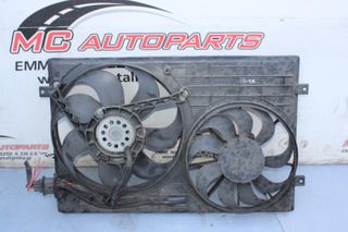 Βεντιλατέρ SEAT IBIZA (2002-2008) 6Q0121207E διπλό σε πλαίσιο