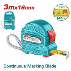 Μετροταινία 3m X 16mm TOTAL ( TMT126331 )