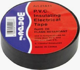 Μονωτική Ταινία PVC Wonder - 19 mm x 20 m - Μαύρη