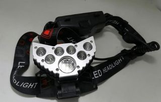Αδιάβροχος Φακός Κεφαλής DES 13328 / Head Lamp 7 Led T6 (15000 lumens max) Led Projector (oem)