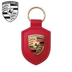 Porsche leather original keyring