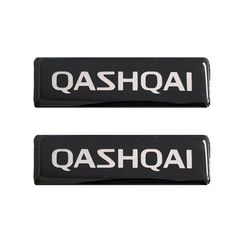 Nissan Qashqai Σηματα Βιδωτα 10 Χ 3 cm Εποξειδικης Ρυτινης (ΥΓΡΟ ΓΥΑΛΙ) Σε ΜΑΥΡΟ/ΧΡΩΜΙΟ Για Πατακια - 2 ΤΕΜ.