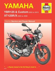 Κωδ.219296 HAYNES αγγλικό service manual 4797 για YAMAHA YBR 125 06-09 / YAMAHA XT 125 X 05-09 / YAMAHA XT 125 R 05-09 1τεμ τηλ.215-215-8211