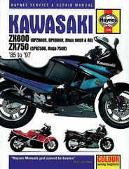 Κωδ.219385 HAYNES αγγλικό service manual 1780 για KAWASAKI ZX-7 R 96-03 / KAWASAKI GPX 600 R 88-97 / KAWASAKI GPZ 600 R 85-89 1τεμ τηλ.215-215-8211