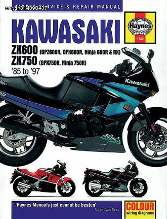 Κωδ.219385 HAYNES αγγλικό service manual 1780 για KAWASAKI ZX-7 R 96-03 / KAWASAKI GPX 600 R 88-97 / KAWASAKI GPZ 600 R 85-89 1τεμ τηλ.215-215-8211