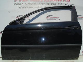Πόρτα Εμπρός Αριστερή Μαύρο BMW ΣΕΙΡΑ 3 (E46) (1998-2005) compact