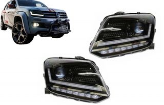 Osram Μπροστινά Φανάρια LED Με Φώτα Ημέρας DRL Volkswagen Amarok 2010+ eautoshop gr