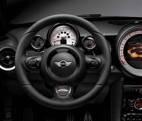 Αυθεντικό MINI JCW Carbon Fiber Κάτω Διακοσμητικό Κάλυμμα Σπορ Τιμονιού για R55/56/57/58/59/60/61