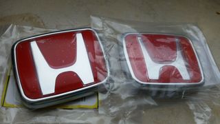 Honda 2x Rear and Front Type R Emblem CIVIC CRX DEL SOL S2000 EK EJ EG ED VTEC B16A2 D16Y8 D15 D14 K20A2