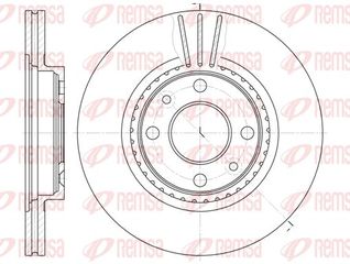 ΔΙΣΚΟΠΛΑΚΑ RENAULT CLIO ΙΙ ΕΜΠΡΟΣ 259Χ20.7ΜΜ - 614410