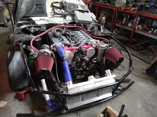 BMW M70 V12 twin turbo κομπλέ μετατροπή-thumb-2