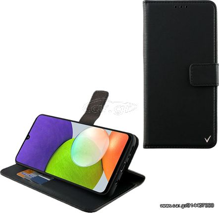 Volte-Tel Θήκη Samsung A22 4G A225 Allure Magnet Book Stand Clip Black - (5205308292934)