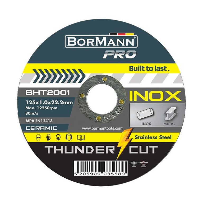 Δίσκος κοπής -THUNDER-CUT- BORMANN Pro - ΙΝΟΧ EXTRA LONG CERAMIC