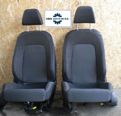  VW SCIROCCO (2008-2017), Καθίσματα/Σαλόνι υφασμάτινο, χωρίς αεροσάκους σε χρώμα γκρι σκούρο