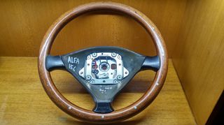 Τιμόνι ξύλινο AlfaRomeo 156
