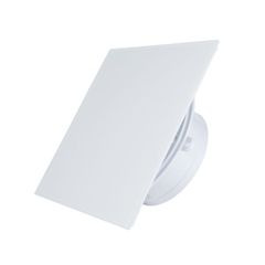 Εξαεριστήρας με κοντό λαιμό Φ100mm 16W 90 m³/h γυαλί σε χρώμα λευκό ματ